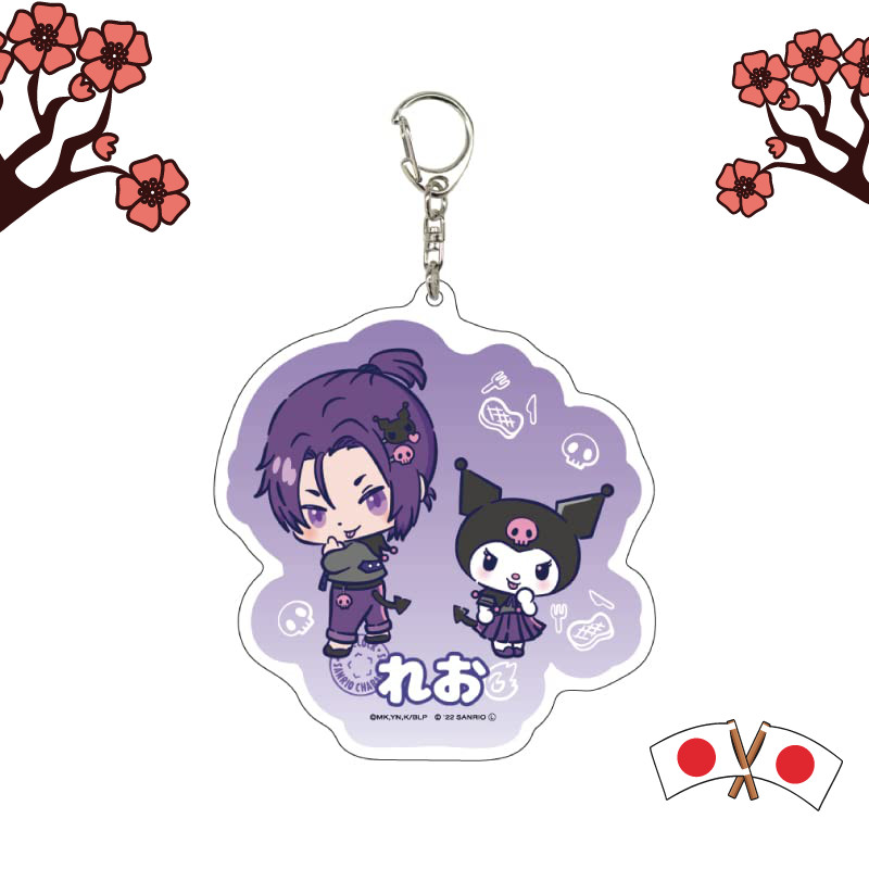 A3 TV Animation Blue Lock x Sanrio Characters 07 Reo Mikage x Kuromi [Mini Character Illustration] L