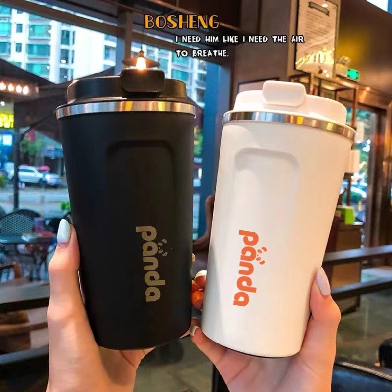 ถ้วยชงกาแฟ 380 / 510 มล ถ้วยแบบพกพา ถ้วยสแตนเลส แก้วกาแฟแฟนซี จัดส่งที่รวดเร็ว COD