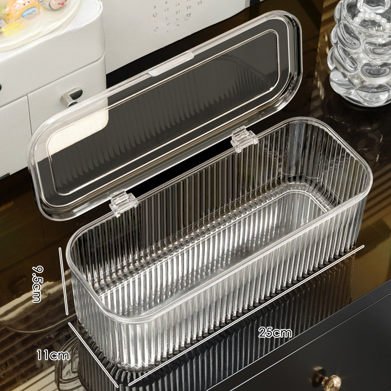 กล่องแสดงป้ายอะคริลิค - กล่องเก็บป้าย/การ์ดขนาดเล็กกันฝุ่นแบบช่องเดียว - รูปที่ 4