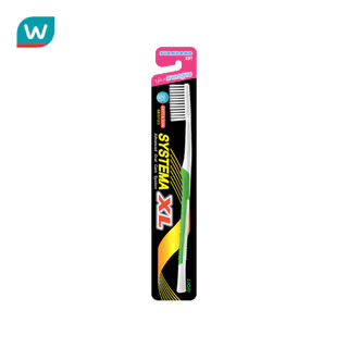 Systema ซิสเท็มมา แปรงสีฟัน ซอฟท์ แอนด์ สลิม เอ็กซ์แอล ขนแปรงนุ่มพิเศษ 1 ชิ้น (คละสี)