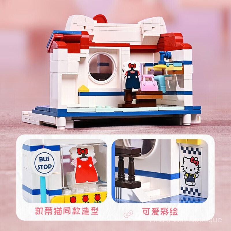 [Aria]keeppley Sanrio Kulomi Osmanthus Dog Building Blocks ประกอบของเล่นเด็กของขวัญอายุ6-12ปี ราคา ถูกที่สุด ดีลบีเคเค แกลเลอรีภาพที่ 3