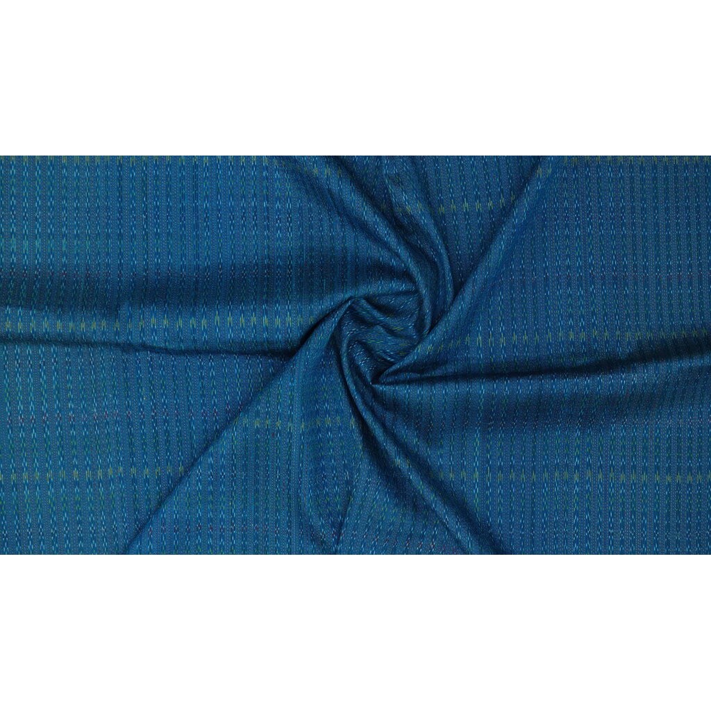 ซิ่น ผ้าไหมมัดหมี่ 3ตะกอ ขนาด 1x2เมตร พื้นสีฟ้า ลายโฮล รหัส R2Q-ME-066-122067097