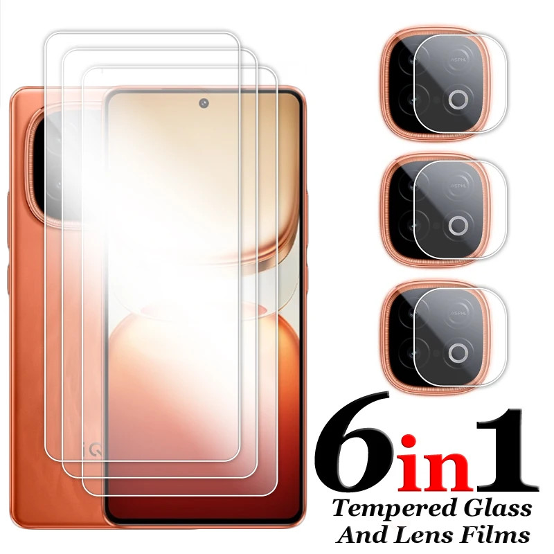 สําหรับ iQOO Z10 Turbo Pro 5G สําหรับ iQOO Z9 Turbo + Z9 5G กระจกนิรภัยโปร่งใส HD Screen Protector ส