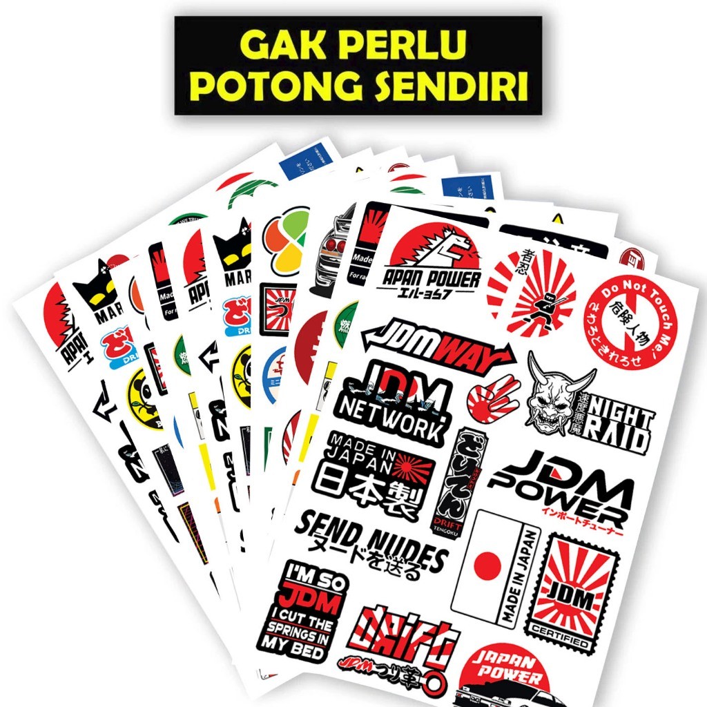 สติ๊กเกอร์ติดรถ, สติ๊กเกอร์ JDM, สติ๊กเกอร์ JDM, สติ๊กเกอร์ติดรถ JDM, ตลาดในประเทศญี่ปุ่น, JDM02