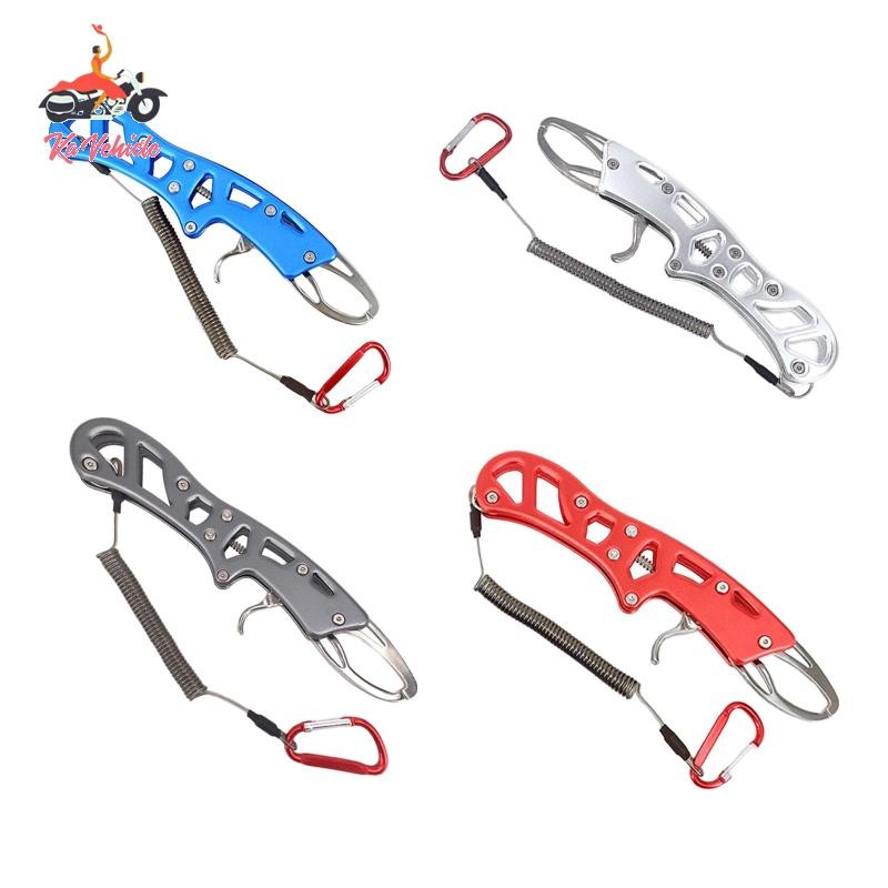 [Whstrong] Lip Gripper ตกปลา Gripper สแตนเลสพร้อมที่ใส่คีมเชือก Gripper อุปกรณ์ตกปลา