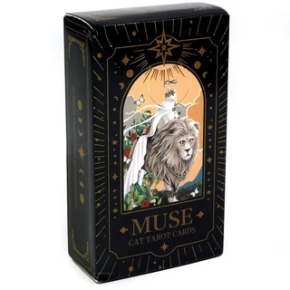 Muse Cat Tarot ตัวละครหลักแมว A 78 Deck Oracle English Divination Edition Borad เล่นเกม