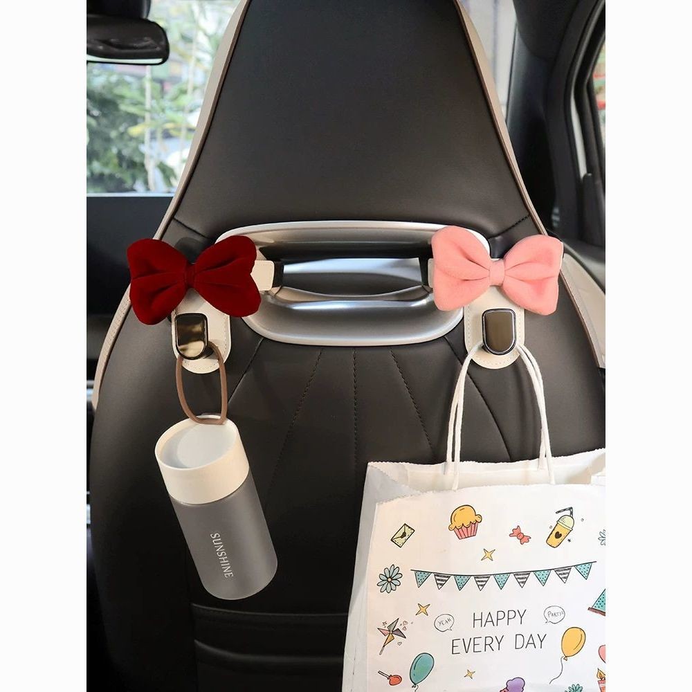 ใหม่BYD Dolphin Car Hook Bow Design Seat Back Hanger Auto Accessories