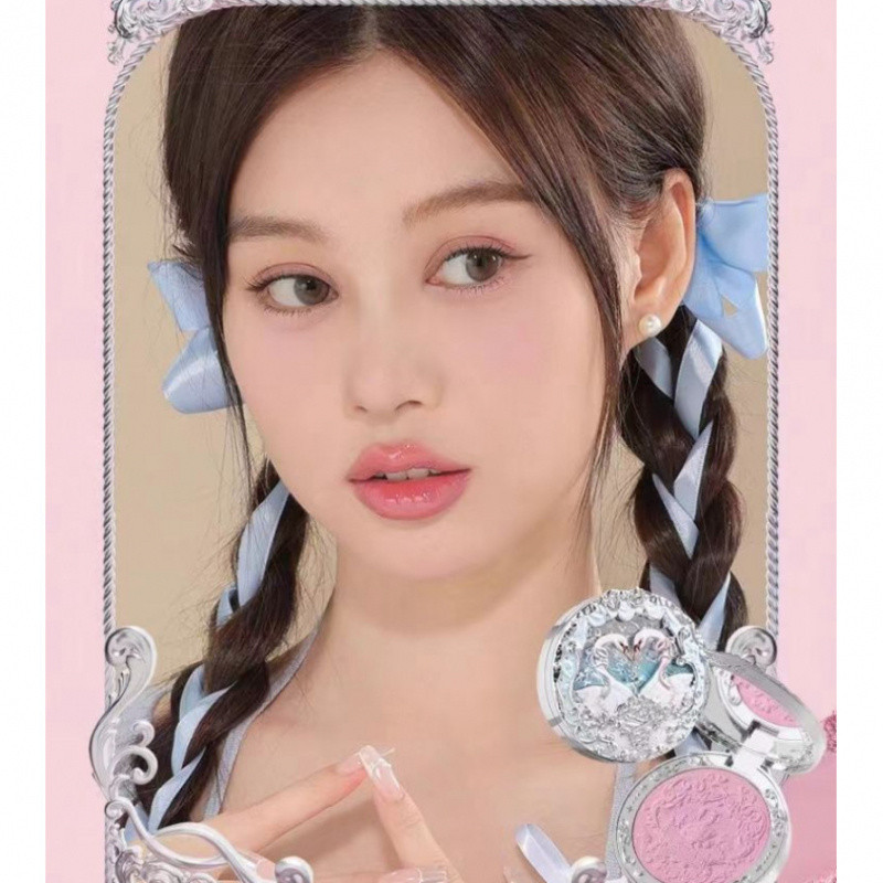 Like FLOWER KNOWS # Swan Ballet Blush ขยายสี New Brightening Makeup