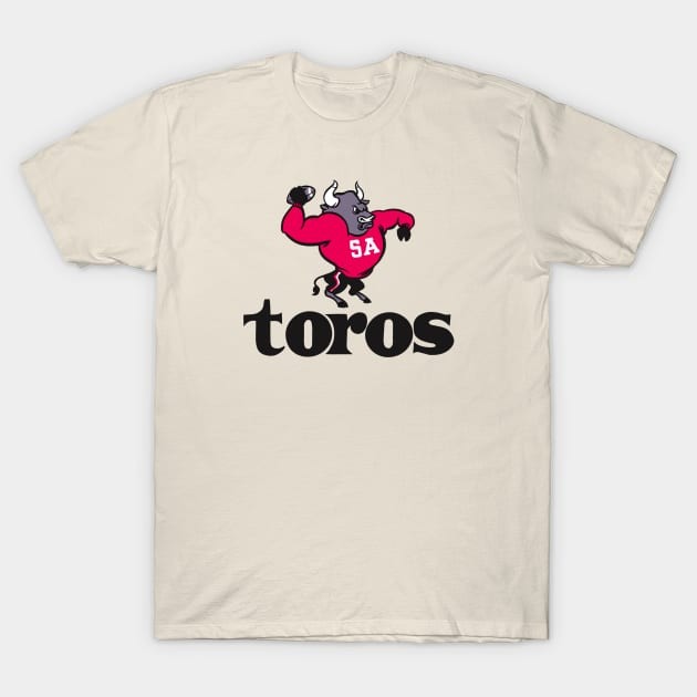 เสื้อยืด Vintage San Antonio Toros T-Shirt แท้ Cotton 100% วินเทจ น่ารัก แขนสั้น แฟชั่น การ์ตูน