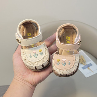 รองเท้าแตะเด็กตาข่ายด้านล่างนุ่มฤดูร้อนสําหรับเด็กผู้หญิงรอง…