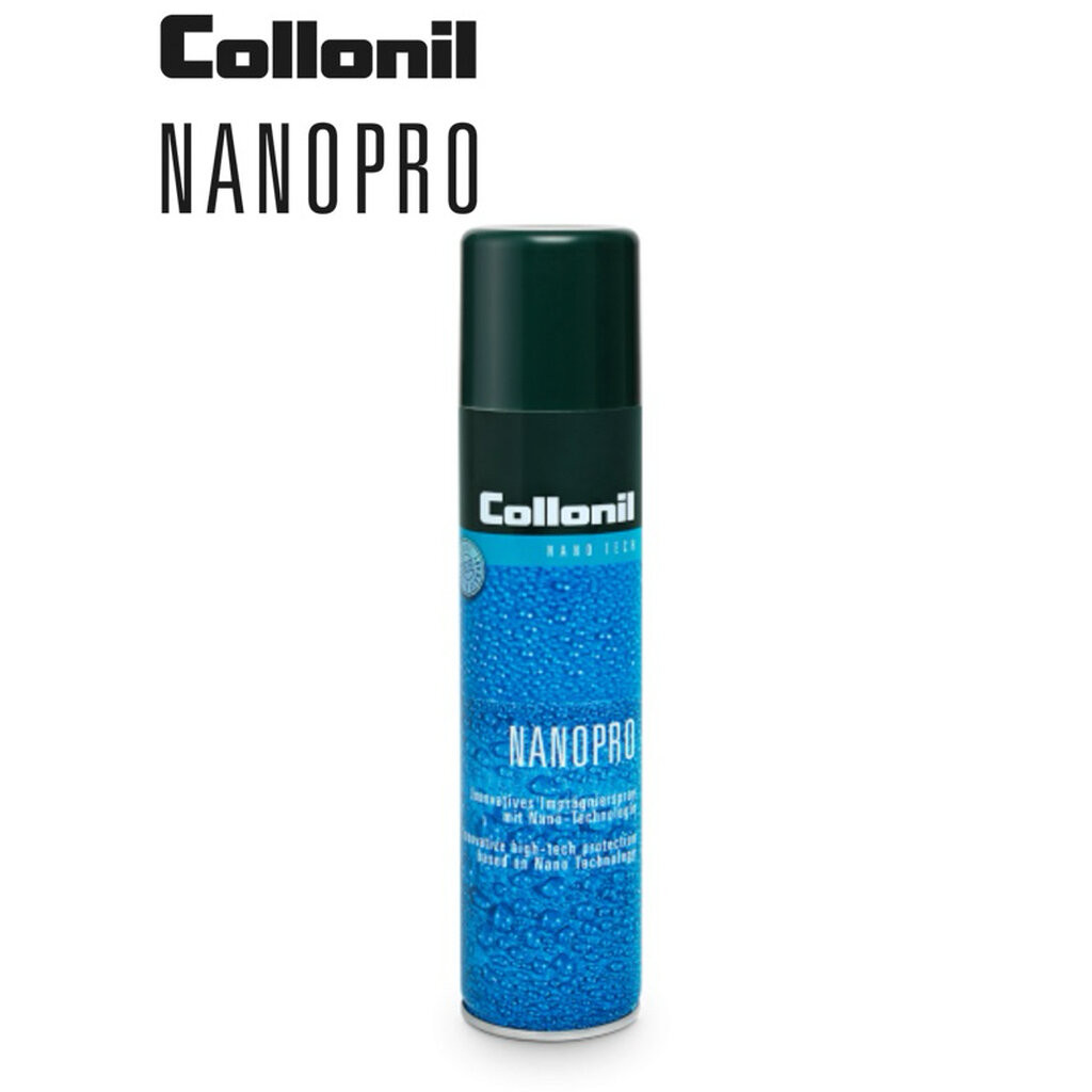 COLLONIL NANO PRO SPRAY สเปรย์กันน้ำสำหรับหนังและผ้า ป้องกันคราบน้ำ หิมะ ฝุ่น ยูวีและเชื้อรา