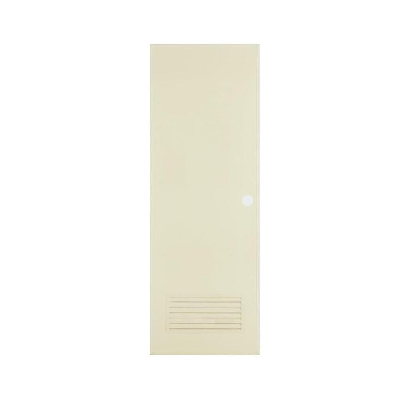 ANYHOME ประตูPVC เกล็ดล่าง AD2 70X200 ครีม เจาะ