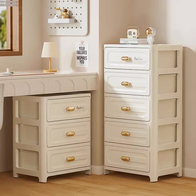 MEตู้เก็บของ ตู้ลิ้นชักพลาสติก  3/4/5/6 ชั้น พลาสติก ตู้เสื้อผ้าที่มีล้อ ลิ้นชัก ความจุสูง ลิ้นชักเอนกประสงค์ มีหลายขนาด