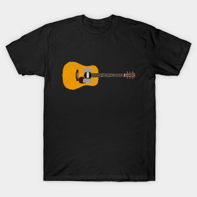 เสื้อยืด Vintage John Martyn Martin D-28 Acoustic Guitar T-Shirt แท้ Cotton 100% คอกลม oversize