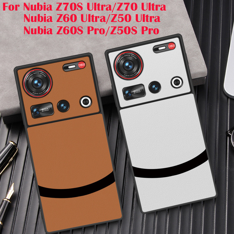 Z70SUltra สําหรับ Nubia Z70S Ultra Z60 Ultra Z70 Ultra Z50 Ultra Z60S Pro Z50S Pro เอวชนสี PU หนังกั
