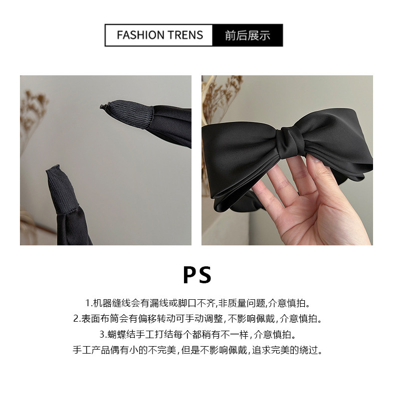 ที่คาดผมโบว์สองชั้นสำหรับผู้หญิง 2025 สไตล์ใหม่ ที่คาดผมระดับไฮเอนด์อเนกประสงค์สำหรับออกไปข้างนอก อุปกรณ์เสริมผมทรงสูง - รูปที่ 7