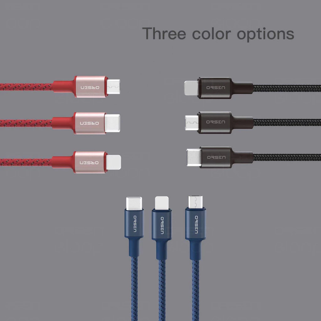 Orsen by Eloop S9 สายชาร์จ USB Data Cable 2.1A Micro / Type-C ของแท้ thumbnail 6