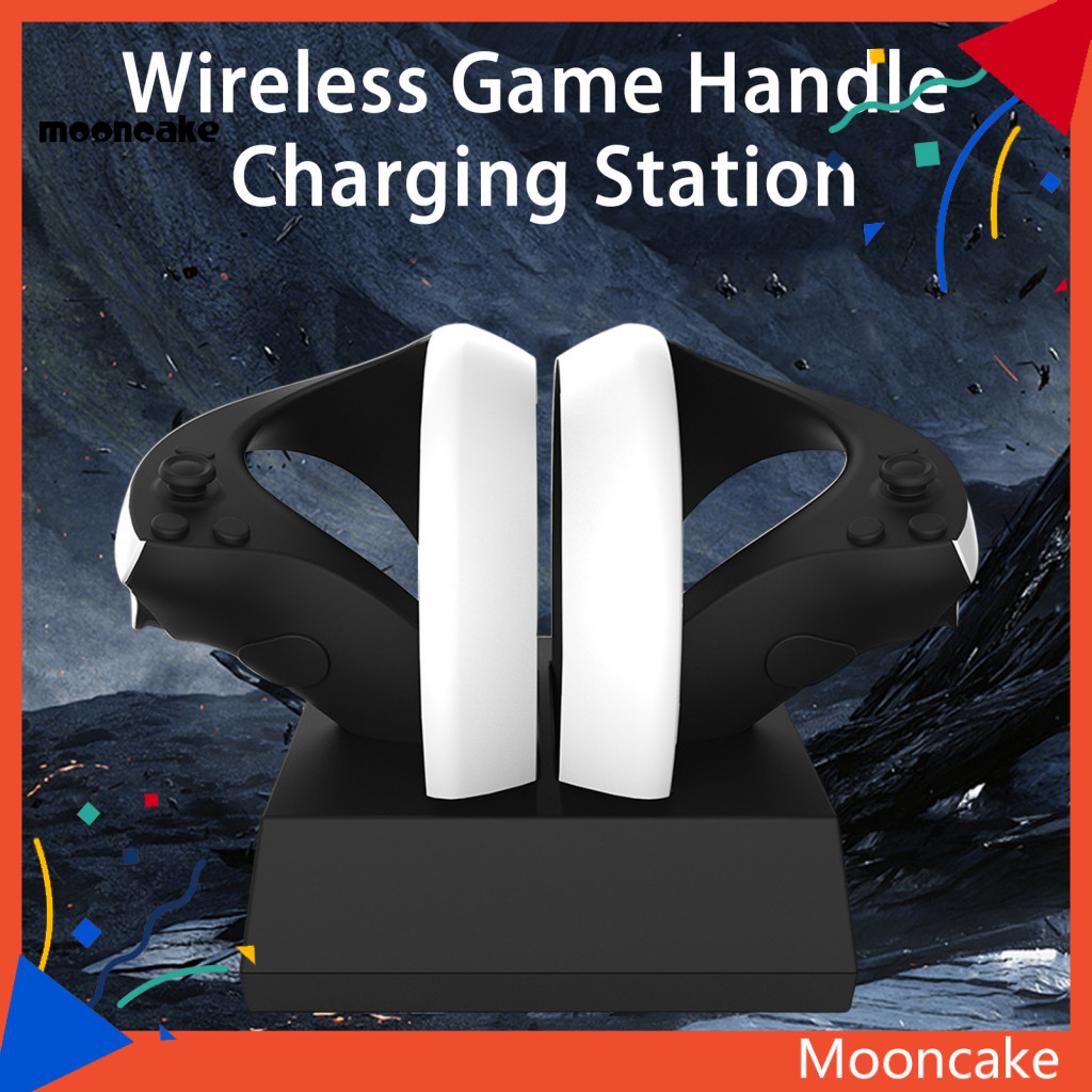 ขนมไหว้พระจันทร์| Safe Controller แท่นชาร์จเกม Handle Charger Station Plug Play สําหรับ PS5 VR2
