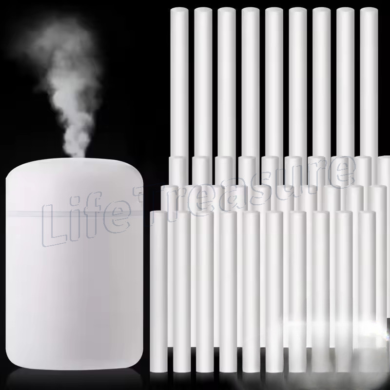 Air Humidifier Cotton Cores-ดูดซับน้ําอย่างรวดเร็ว,ตัดได้-น้ํามันหอมระเหยDiffusing Bar-เครื่องอโรมากรองStick-Atomizer Form Mist Swabs-Mini Humidifier Replacement Rod