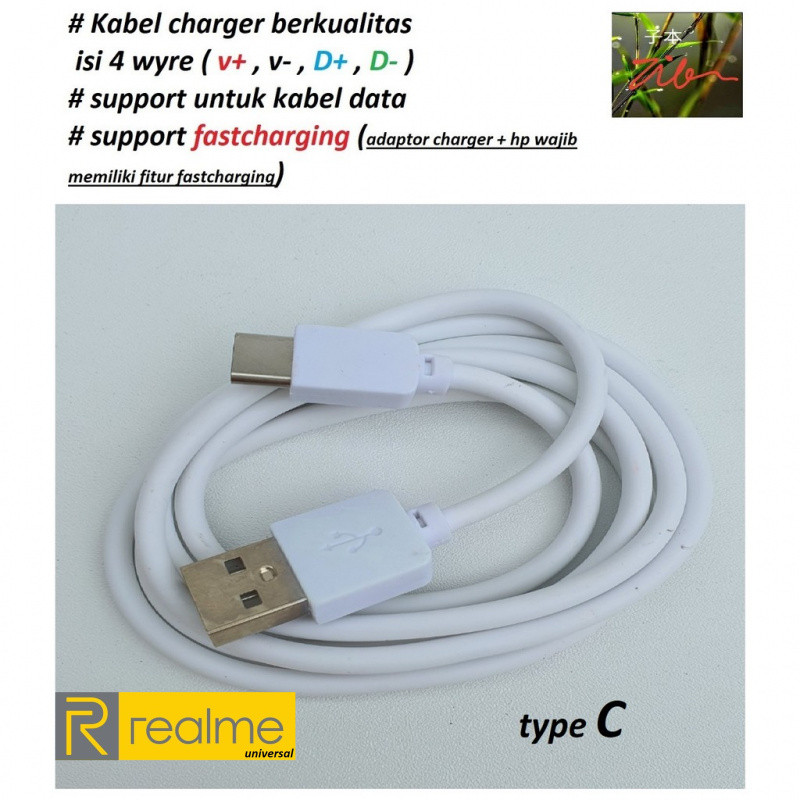 สายชาร์จ Usb type C realme c55 (RMX3710)