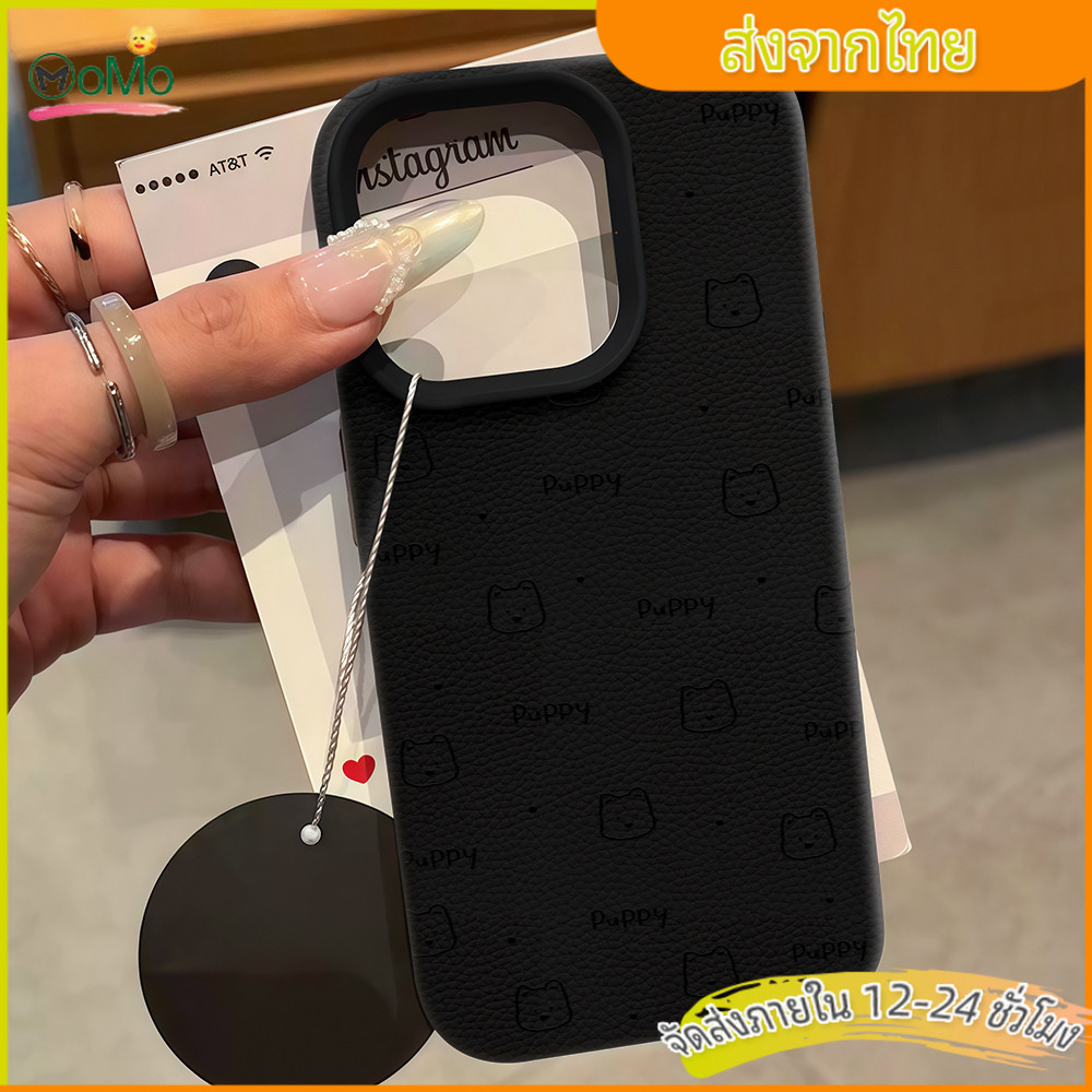 กรณีมือถือไอโฟน 13 11 ลูกสุนัขการ์ตูนน่ารัก puppy เคสสีสันสดใสนุ่ม case for iPhone 15PRO 14 12 16 Promax XS XR 78Plus - รูปที่ 3