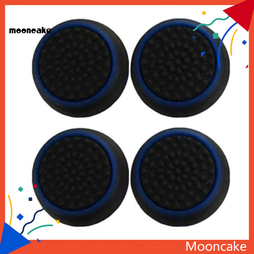 ขนมไหว้พระจันทร์| 4 ชิ้นซิลิโคน Controller Thumb Stick Grip จอยสติ๊กสําหรับ PS3 PS4 Xbox One 360