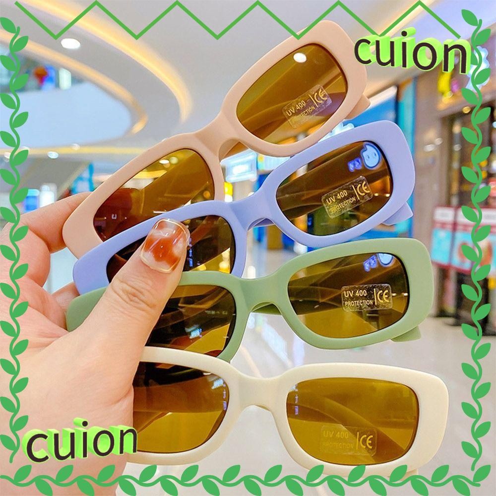 CUION1413 Kids Oval Frame Sun Glasses, Outdoor Sun Protection Childrens Square Glasses, Fashion Summ