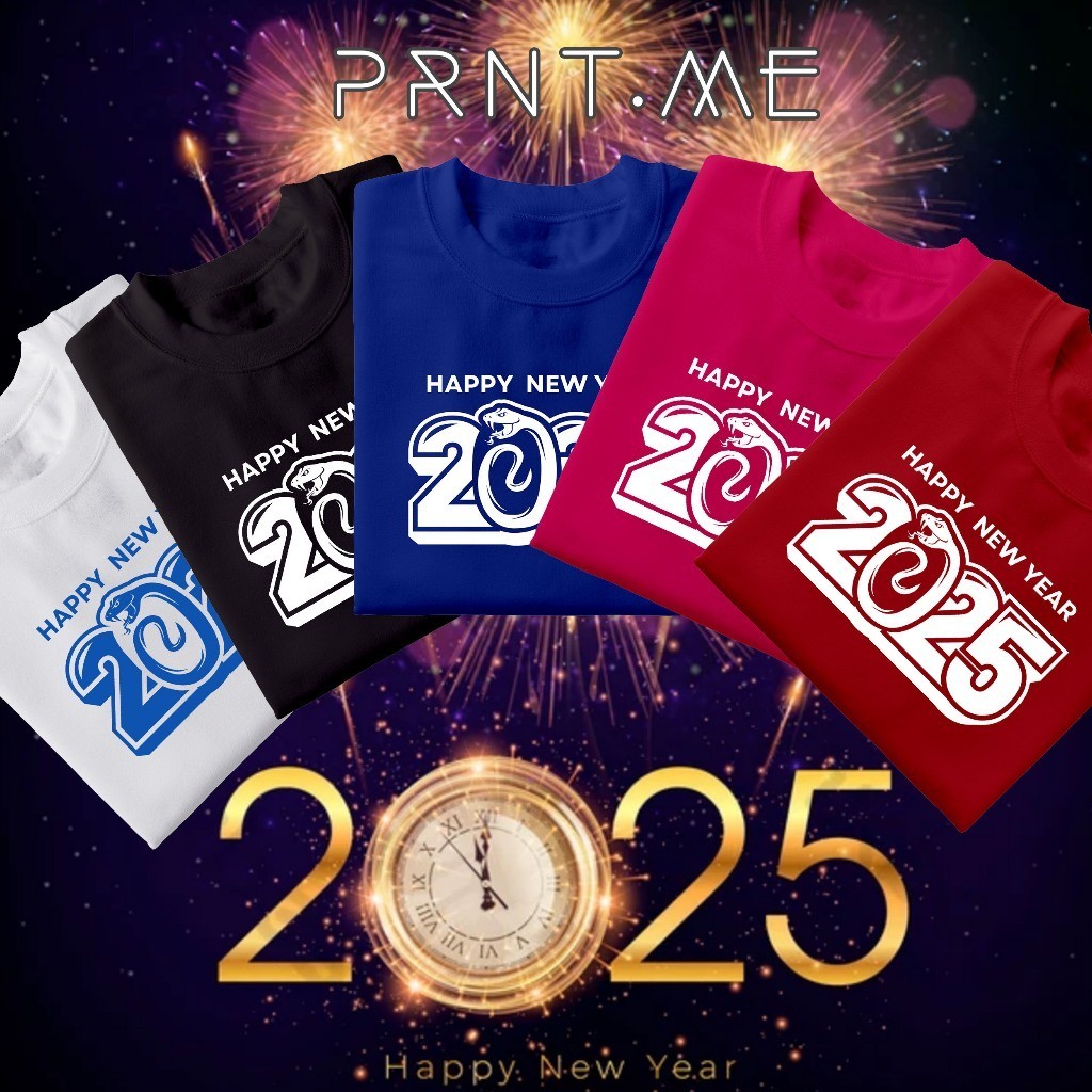【2024】2025 New Year Shirt YEAR OF THE SNAKE by-PRNT v3 S-5XL