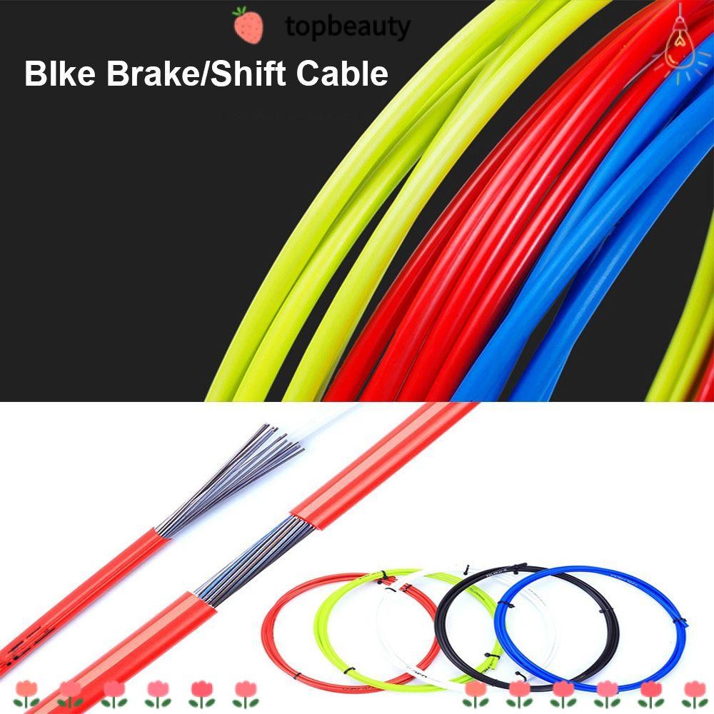 Topbeauty 1/2/ Shift Cable Wire 4mm/5mm Line Pipe MTB Road Derailleur Cable