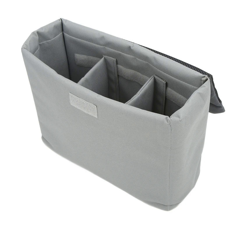 Waterproof Camera Insert Padded Bag Nylon Sponge Shockproof Camera Storage Bag for Cameras Lens Flashes Photography Acce