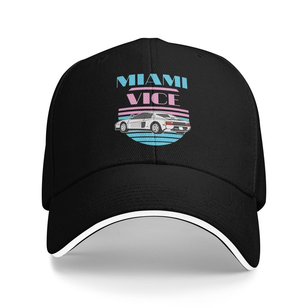 Miami Vice Police Car Don Johnson Hot Print Wear Fashion Baseball Cap