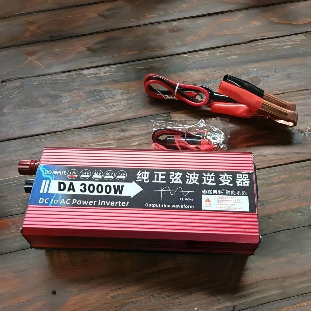 DA3000W อินเวอร์เตอร์ 22      เครื่องแปลงไฟ 4USB หม้อแปลงไฟ 12v to 220v อินเวอร์เตอร์ไฮบริด เครื่องแ