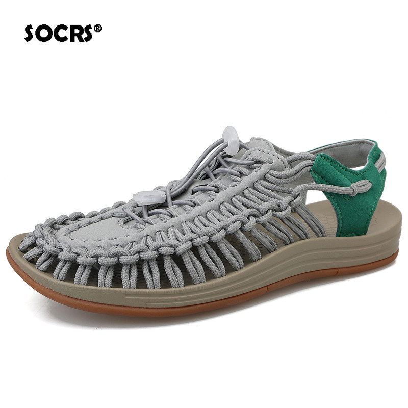 ☛☑【12.12】SOCRS 2024 รองเท้าแตะผู้ชาย ใหม่ รองเท้าแตะรัดส้น ระบายอากาศ เบาสบาย สำหรับผู้ชาย