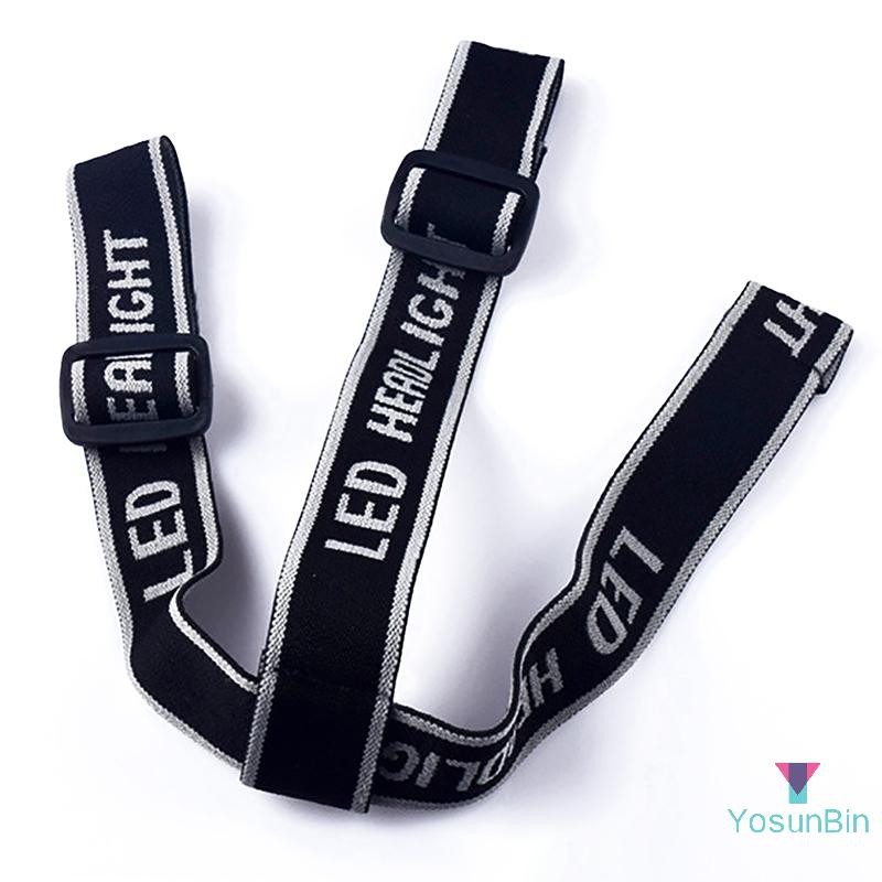 YosunBin] เข็มขัดยางยืดสําหรับ LED ไฟหน้าจักรยานด้านหน้า Universal ปรับสายโคมไฟความยืดหยุ่นสูง Frontal ใหม่
