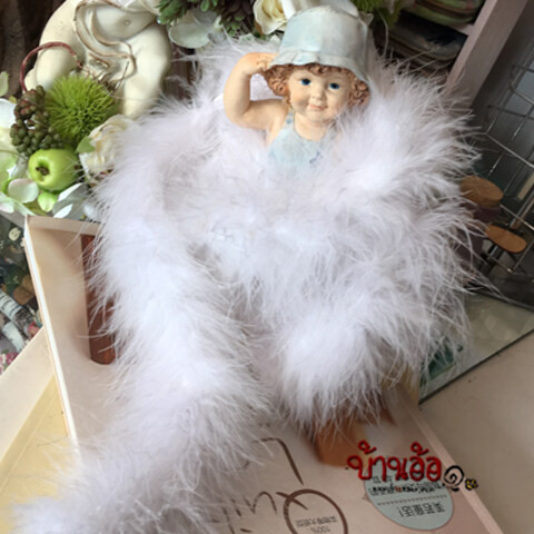 60cm 1เส้น ขนมิ้ง เส้นขนมิ้ง ขนนก (มีให้เลือกหลายสี) เส้นสั้น 60 เซนติเมตร feather fluffy chic party vintage fancy dress