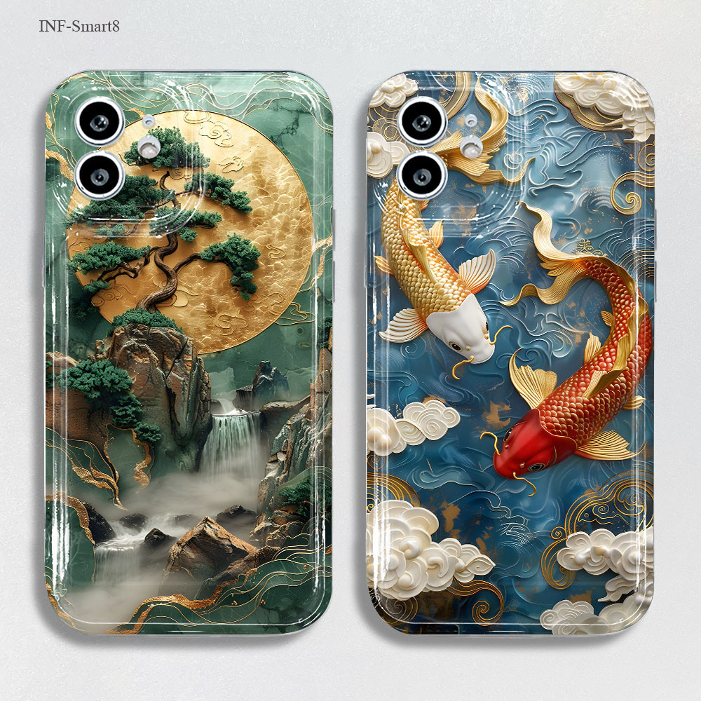 Infinix Smart 8 7 Hot 11 10 20 30i 40i Note 30 Tecno Spark 10 10C 20C Go VIP Play 2023 2024 4G เคสอินฟินิกซ์ QSK