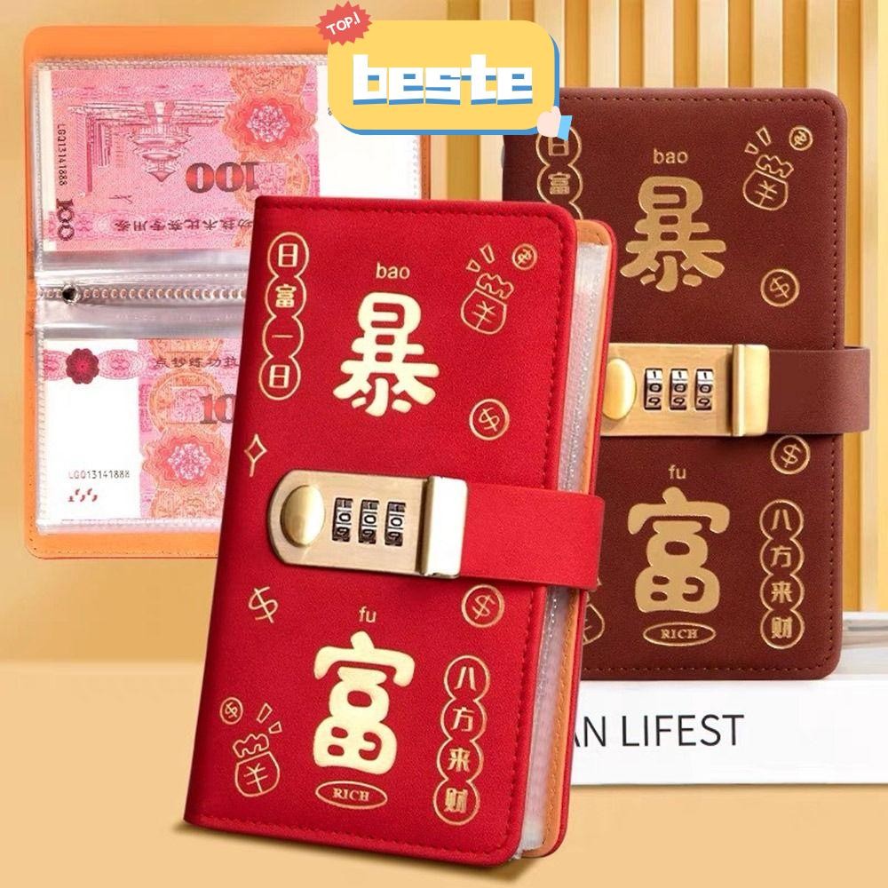 Beste 100 ซองประหยัดเงิน Challenge ประหยัดเงิน รวยค้างคืน Mini Binder Saving Challenge, ตลก PU นํากลับมาใช้ใหม่ด้วยรหัสผ่านล็อค Saving Challenges แผ่นเด็ก