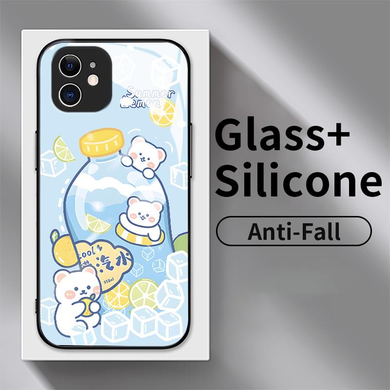 เคสกระจก สําหรับ OnePlus Nord N20 SE Soft Case Simple Cat Milk Tea Cat Milk Tea Silicone Casing