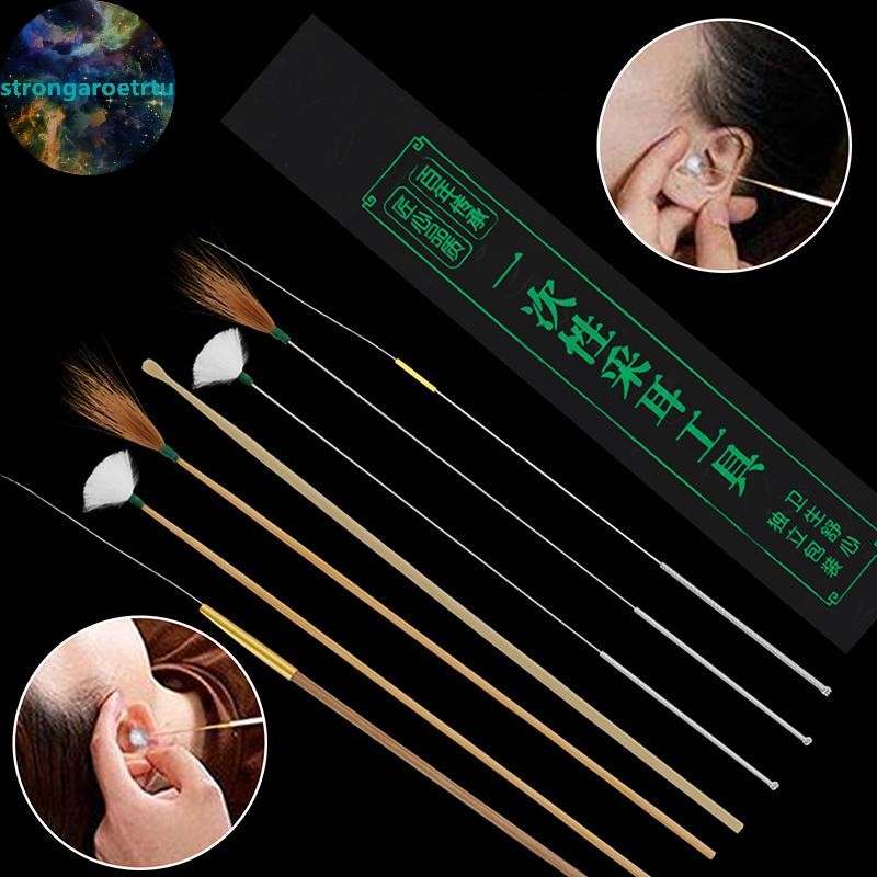 Strongaroetrtu 5/6pcs Ear Pick Wax Remover Curette หูขุดเครื่องมือช้อนทําความสะอาด Stick หูขุดเครื่องมือ Ear Care นวดผ่อนคลาย TH