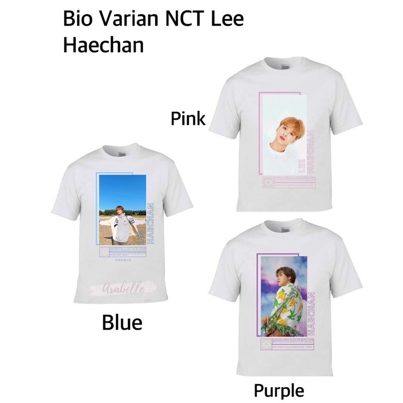 เสื้อยืด Bio-Nct Lee Haechan/Nct Dream/Nct Dream Show