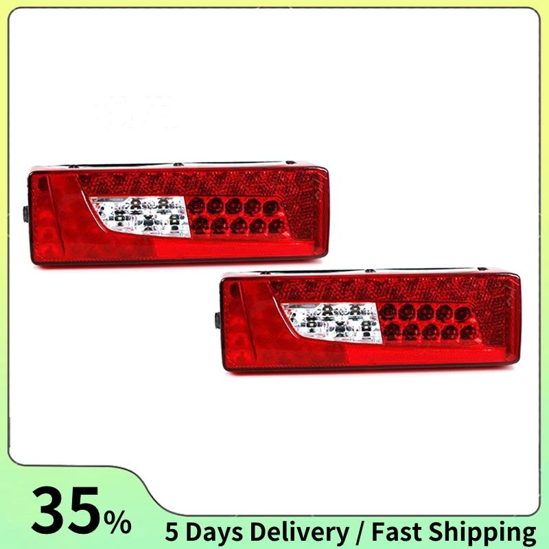 24v รถบรรทุก LED โคมไฟด้านหลังไฟท้ายพร้อม Buzzer สําหรับ Scania Trailer