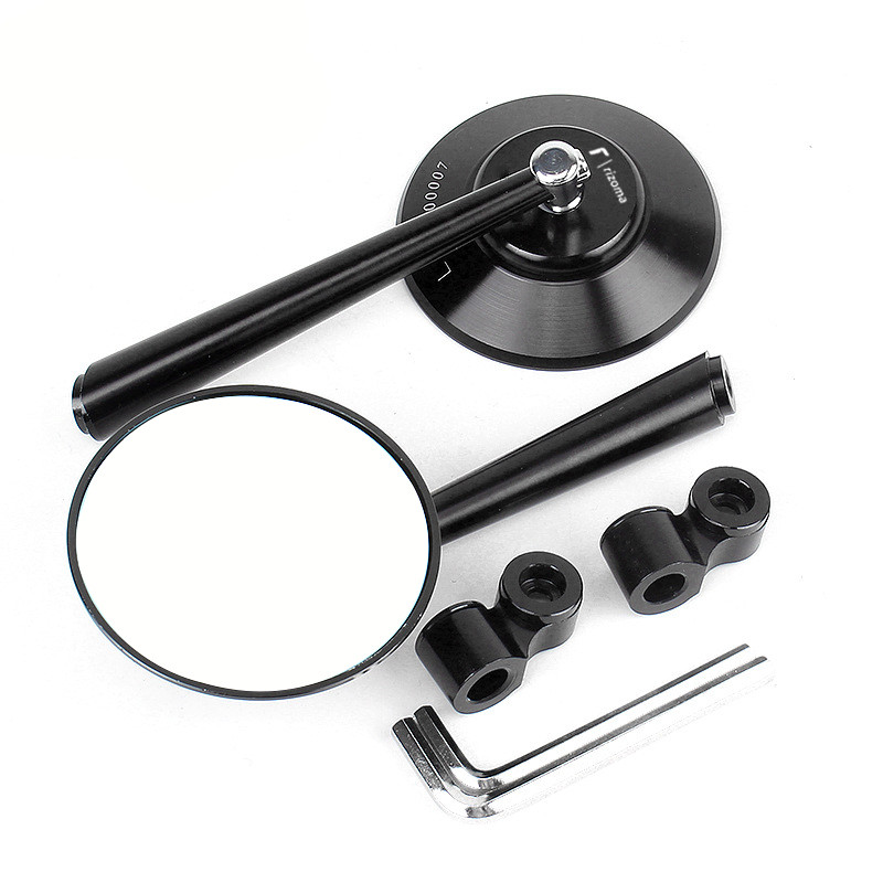 รถจักรยานยนต์ rizoma Universal กระจกรอบด้านข้างกระจกมองหลัง CNC สําหรับ Yamaha สําหรับ BMW สําหรับ D