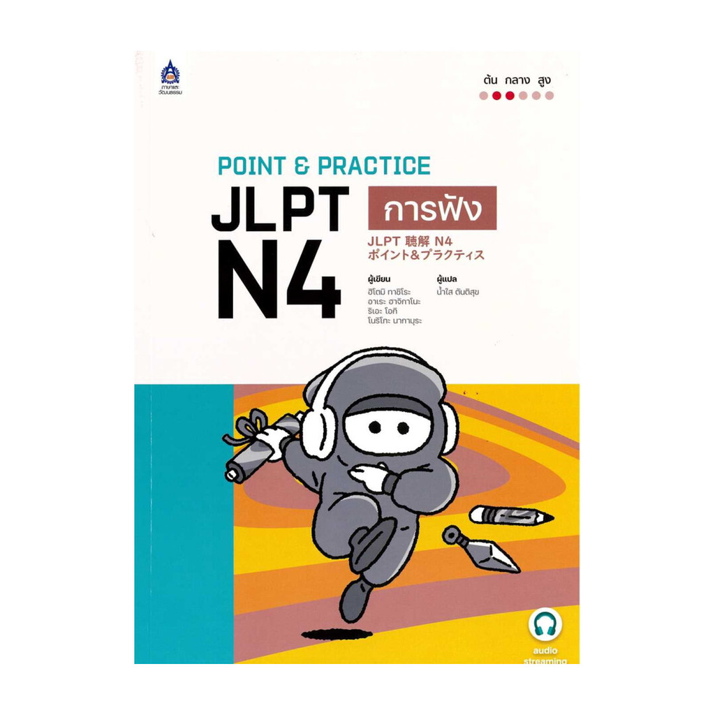 หนังสือ POINT & PRACTICE JLPT N4 การฟัง ฉบับ Audio Streaming