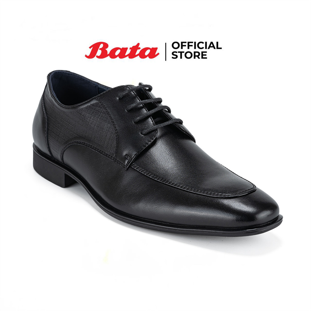 Bata บาจา Flexible รองเท้าคัทชูทางการ พิธีการ ใส่ทำงาน สำหรับผู้ชาย สีดำ รหัส 8506110