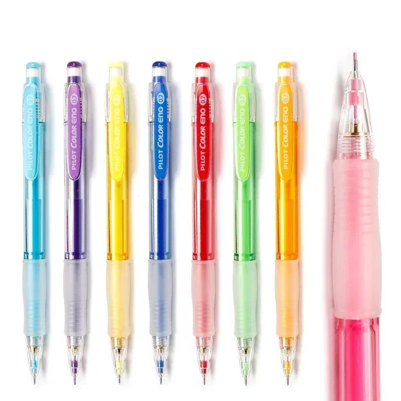 PILOT HCR-197 ดินสอกดดินสอสี 0.7 มม.ชุดดินสอวาดภาพตะกั่ว 8 สีสําหรับเลือก (1 ชิ้น)
