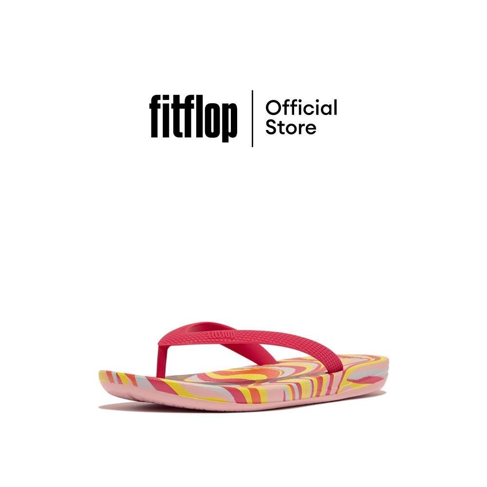 FITFLOP IQUSHION JUNIOR SWIRLY รองเท้าแตะสำหรับเด็ก รุ่น HV5-B61 สี WILD RASPBERRY MIX