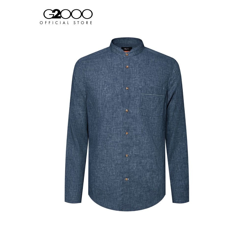 G2000 เสื้อเชิ้ตแขนยาวลำลอง สำหรับผู้ชาย รุ่น 4612992278 NAVY