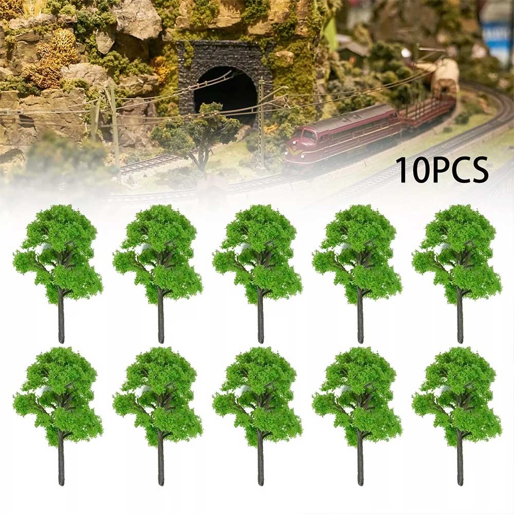 10pcs 12cm Artificial Flowers & Plants Trees Model Train Railroad Wargame Diorama Garden Scenery Lan