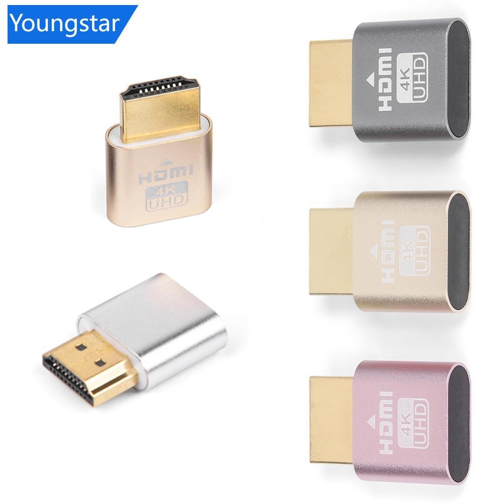 FYG Hdmi Virtual Display Adapter รองรับ HDMI 1.4 DDC EDID Dummy Plug Headless Ghost Display Emulator