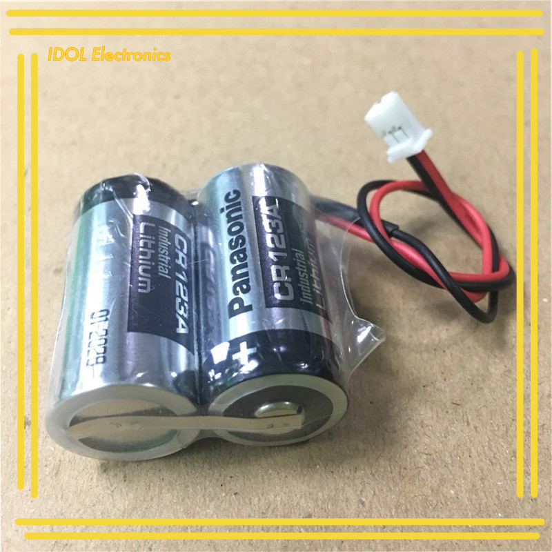 ราคาถูก! CR123A แพ็คคู่ แบตเตอรี่ MR-BAT6V1, 2CR17335A WK17 6V